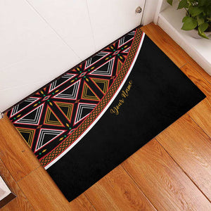 Personalized Bamenda African Rubber Doormat Atoghu Cameroon Print