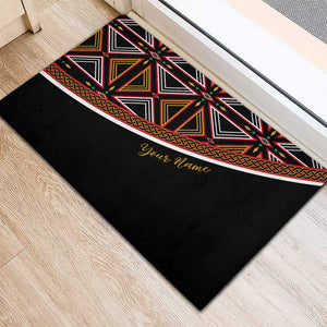 Personalized Bamenda African Rubber Doormat Atoghu Cameroon Print