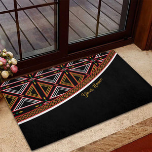 Personalized Bamenda African Rubber Doormat Atoghu Cameroon Print