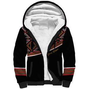 Personalized Bamenda African Sherpa Hoodie Atoghu Cameroon Print