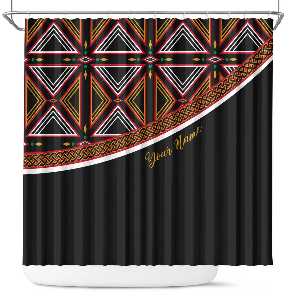 Personalized Bamenda African Shower Curtain Atoghu Cameroon Print