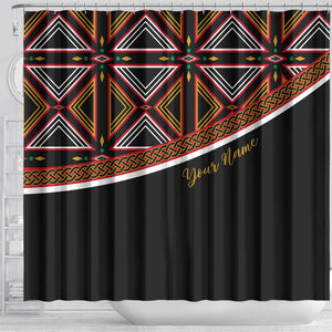 Personalized Bamenda African Shower Curtain Atoghu Cameroon Print