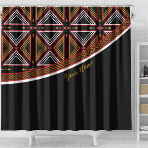 Personalized Bamenda African Shower Curtain Atoghu Cameroon Print