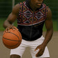 Personalized Bamenda African Sleeveless Zip Hoodie Atoghu Cameroon Print - African Pride