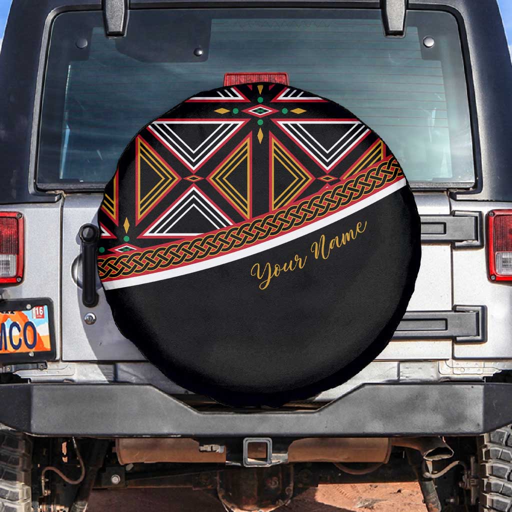 Personalized Bamenda African Spare Tire Cover Atoghu Cameroon Print