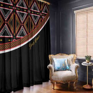 Personalized Bamenda African Window Curtain Atoghu Cameroon Print