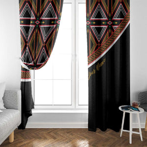 Personalized Bamenda African Window Curtain Atoghu Cameroon Print