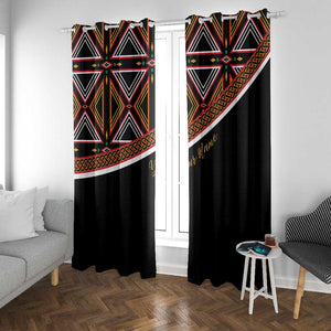 Personalized Bamenda African Window Curtain Atoghu Cameroon Print