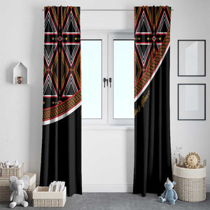 Personalized Bamenda African Window Curtain Atoghu Cameroon Print