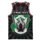 Personalized Sudan Roots Basketball Jersey African Pride in Fingerprint and Tribal Colors DT02