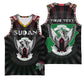 Personalized Sudan Roots Basketball Jersey African Pride in Fingerprint and Tribal Colors DT02
