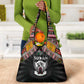 Sudan Roots Grocery Bag African Pride in Fingerprint and Tribal Colors