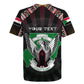 Personalized Sudan Roots Rugby Jersey African Pride in Fingerprint and Tribal Colors