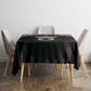Sudan Roots Tablecloth African Pride in Fingerprint and Tribal Colors