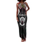 Personalized Sudan Roots Tank Maxi Dress African Pride in Fingerprint and Tribal Colors