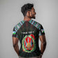 Personalized Djibouti Roots T shirt African Pride in Fingerprint and Tribal Colors