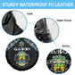 Gabon Roots Spare Tire Cover African Pride in Fingerprint and Tribal Colors