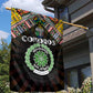 Comoros Roots Garden Flag African Pride in Fingerprint and Tribal Colors