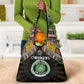 Comoros Roots Grocery Bag African Pride in Fingerprint and Tribal Colors