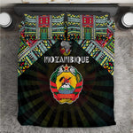 Mozambique Roots Bedding Set African Pride in Fingerprint and Tribal Colors