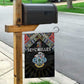 Seychelles Roots Garden Flag African Pride in Fingerprint and Tribal Colors