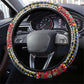 Seychelles Roots Steering Wheel Cover African Pride in Fingerprint and Tribal Colors