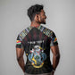 Personalized Seychelles Roots T shirt African Pride in Fingerprint and Tribal Colors