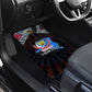 DR Congo Roots Car Mats African Pride in Fingerprint and Tribal Colors