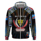 Personalized DR Congo Roots Hoodie African Pride in Fingerprint and Tribal Colors