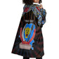 Personalized DR Congo Roots Wearable Blanket Hoodie African Pride in Fingerprint and Tribal Colors