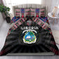 Liberia Roots Bedding Set African Pride in Fingerprint and Tribal Colors
