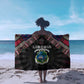 Liberia Roots Sarong African Pride in Fingerprint and Tribal Colors