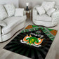 Niger Roots Area Rug African Pride in Fingerprint and Tribal Colors
