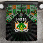 Niger Roots Bedding Set African Pride in Fingerprint and Tribal Colors