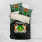 Niger Roots Bedding Set African Pride in Fingerprint and Tribal Colors