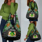 Niger Roots Grocery Bag African Pride in Fingerprint and Tribal Colors