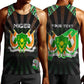Personalized Niger Roots Men Tank Top African Pride in Fingerprint and Tribal Colors