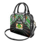 Niger Roots Shoulder Handbag African Pride in Fingerprint and Tribal Colors