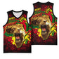 Unapologetically Black and Proud Basketball Jersey Africa Map with Lion DT02