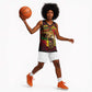 Unapologetically Black and Proud Basketball Jersey Africa Map with Lion DT02