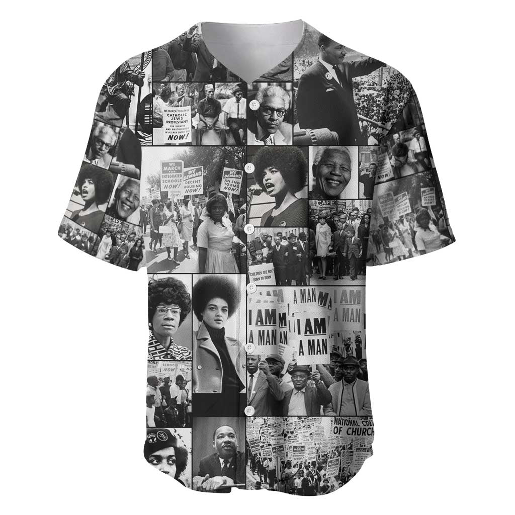 African Baseball Jersey Black Power Images