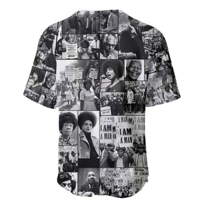 African Baseball Jersey Black Power Images