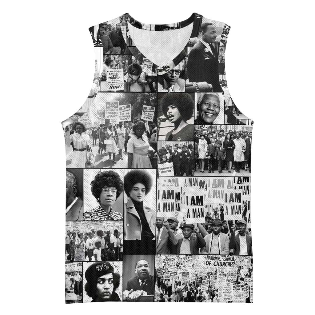 African Basketball Jersey Black Power Images DT02