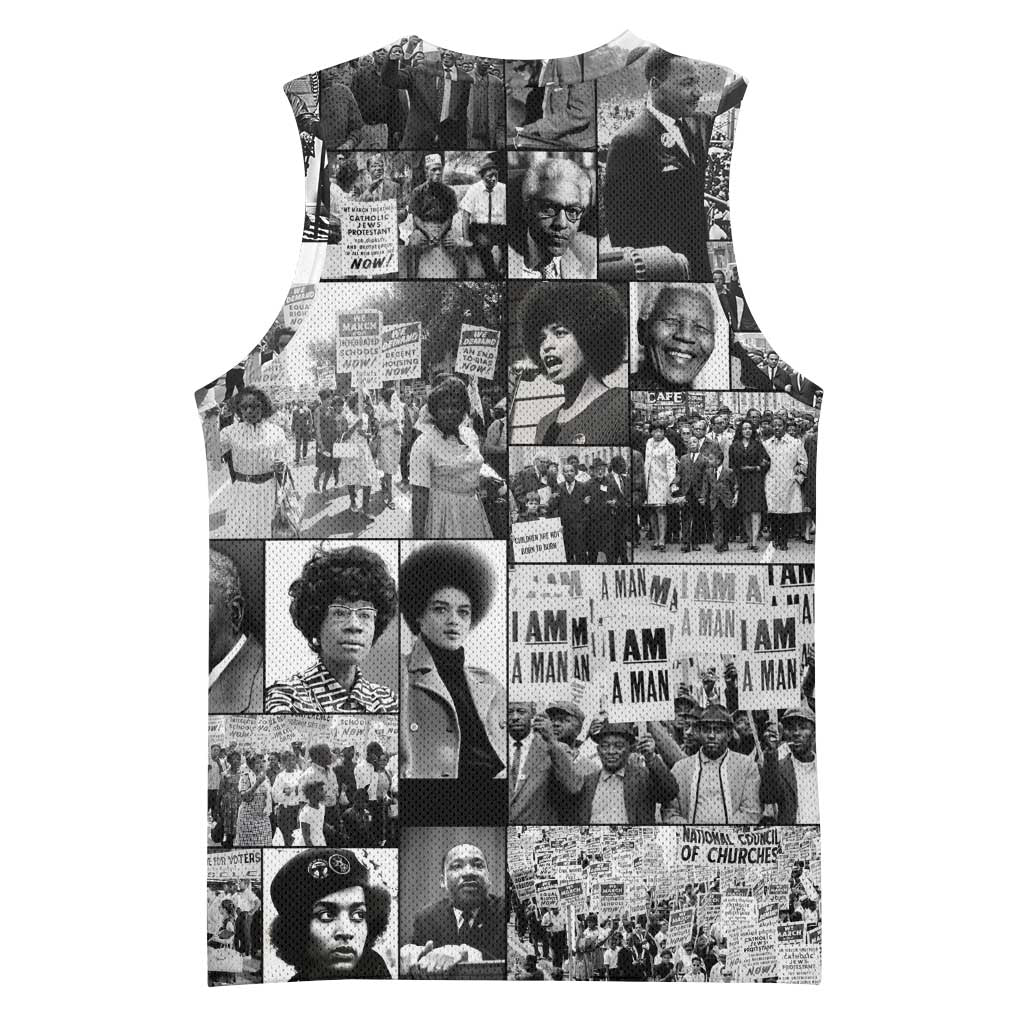 African Basketball Jersey Black Power Images DT02