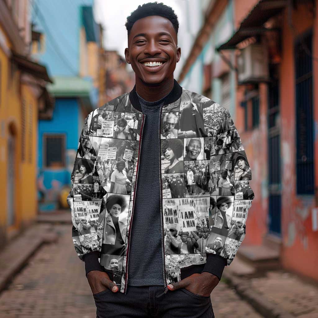 African Bomber Jacket Black Power Images