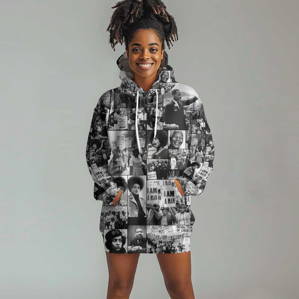 African Hoodie Dress Black Power Images