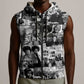 African Sleeveless Zip Hoodie Black Power Images - African Pride