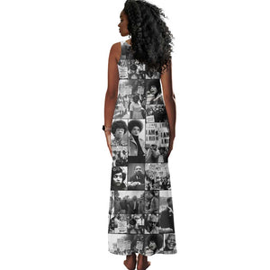 African Tank Maxi Dress Black Power Images