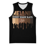 Every Shade Slays Melanin Basketball Jersey African Signature DT02