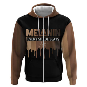 Every Shade Slays Melanin Hoodie African Signature